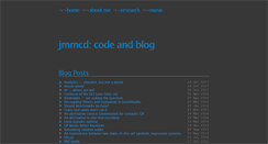 Desktop Screenshot of jmmcd.net